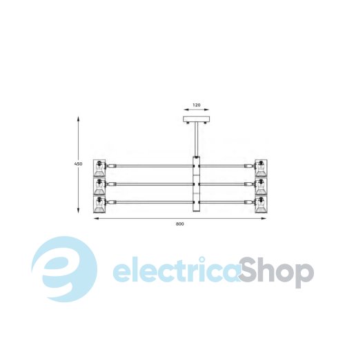 Люстра Zuma Line PEDRO PEN4104-6GD+B