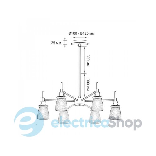 Люстра Ardero BL2060-2 BELL Feron 81092