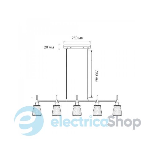 Люстра Ardero BL2050-2 BELL Feron 81094