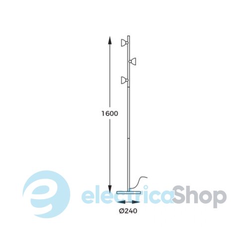 Торшер Zuma Line BOSTON F0603-03A-F7B1