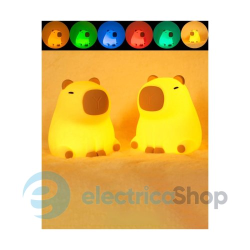 Настольная лампа Goldlux Kapibara LED 1W 3000K+RGB IP20 329004