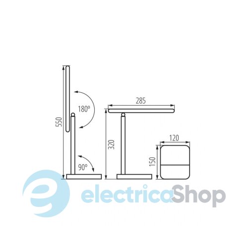 Настольная лампа Kanlux EMIRES LED 5,5W 3000-6000K 250Lm 33225