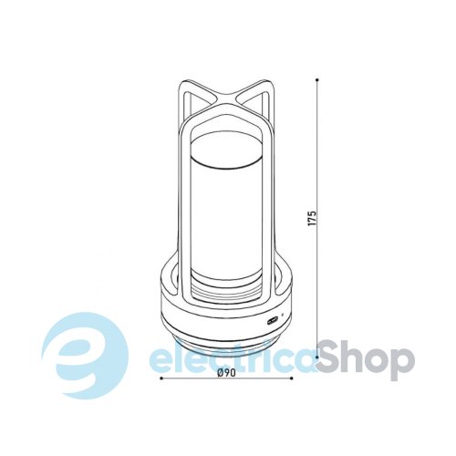 Настольная лампа KLOODI TA-5V CAN CCT BK LED 5W 2700-6500K 350Lm