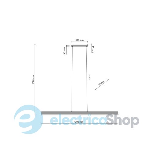Подвесной светильник TK-Lighting VIGA LED 24W 3000K 1400Lm 11653