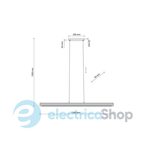 Подвесной светильник TK-Lighting VIGA LED 24W 3000K 1400Lm 11651