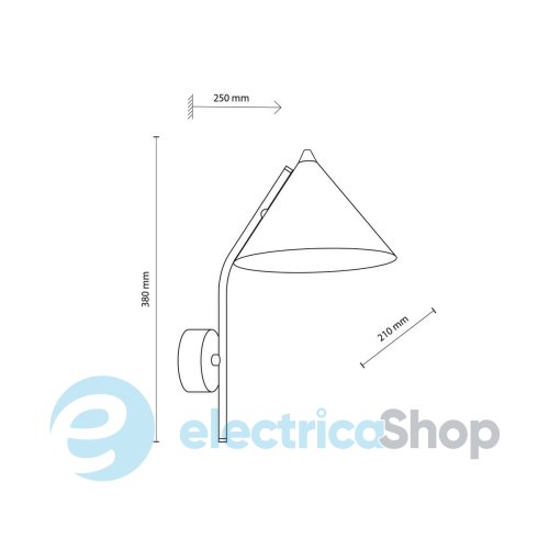 Бра TK-Lighting CONO BEIGE 1 11474