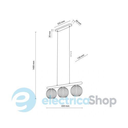 Люстра TK-Lighting VIRLO BEIGE 11079