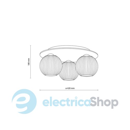 Люстра TK-Lighting VIRLO BEIGE 11078