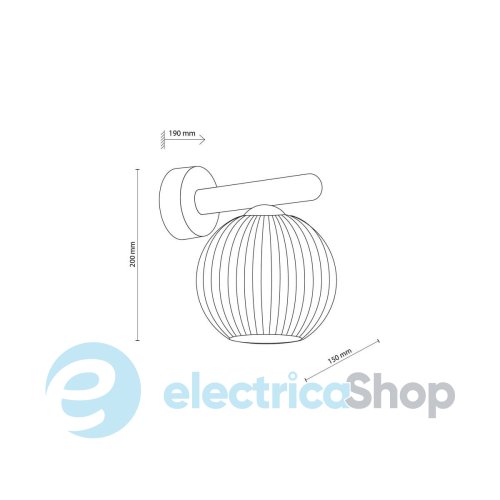 Бра TK-Lighting VIRLO BEIGE 11077