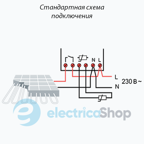 Термостат для теплого пола, Legrand – «Etika» цвет «слоновая кость»