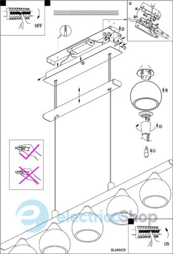 Люстра EGLO Betta (89478)