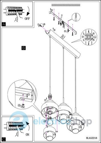 Люстра EGLO Cronos (91039)