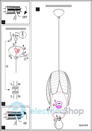 Люстра EGLO Mongu (91008)