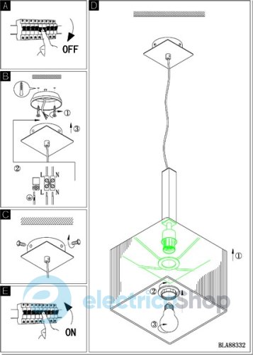 Люстра EGLO Tosca 88332