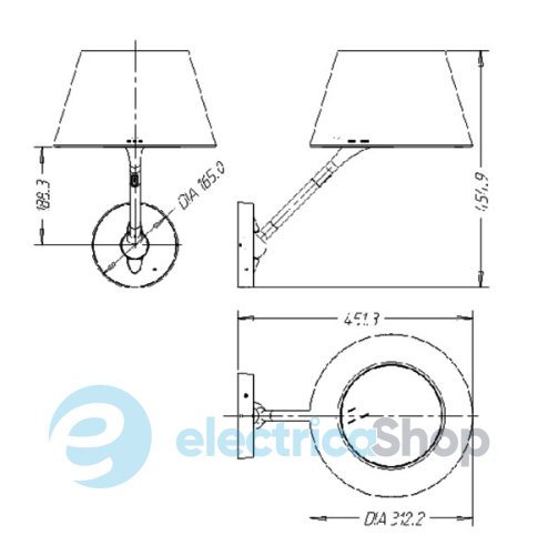 Настенный светильник Lirio 37362/30/LI Posada