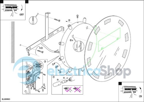 Дзеркало з підсвічуванням EGLO 88863 Mirror 1