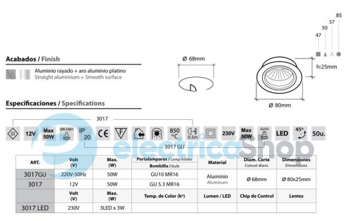 Світильник точковий вбудований BPM Lighting 3017