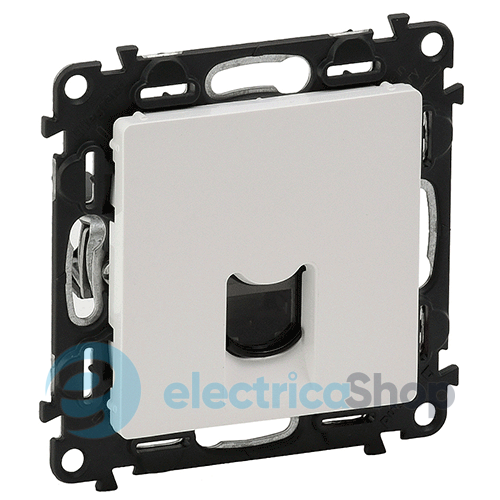 Розетка PC-1 компьютерная RJ45 UTP 5cat., Valena Life, цвет белый