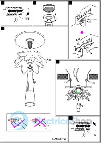 Світильник точковий вбудований EGLO 88967 Luxy