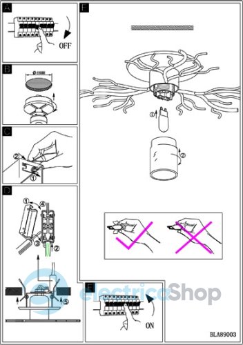 Світильник точковий вбудований EGLO 89004 Spike1