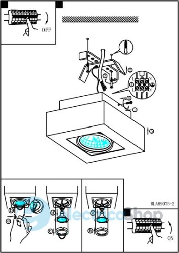 Светильник точечный EGLO 89075 Loke