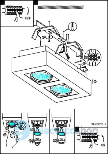 Світильник точковий EGLO 89076 Loke