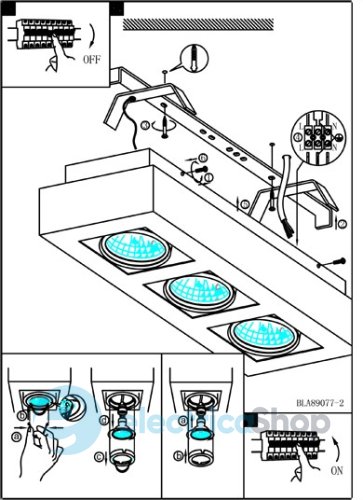 Світильник точковий EGLO 89077 Loke