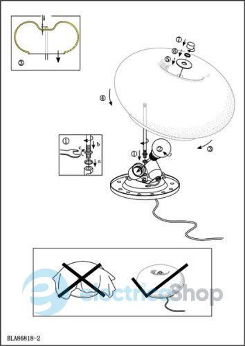 Настольная лампа EGLO 86818 Optica