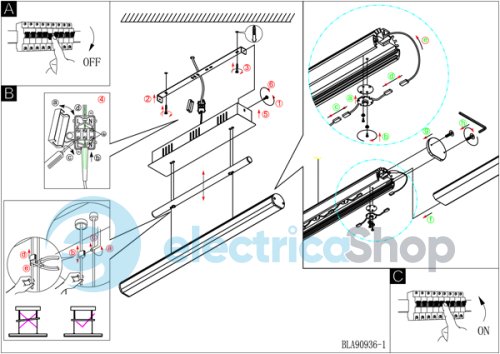 Люстра EGLO Torio (90936)