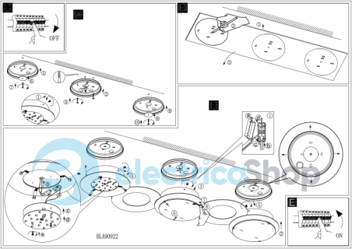 Светильник EGLO 90922 Privero
