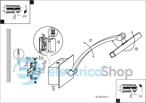 Світильник EGLO 91648 Doreen 1