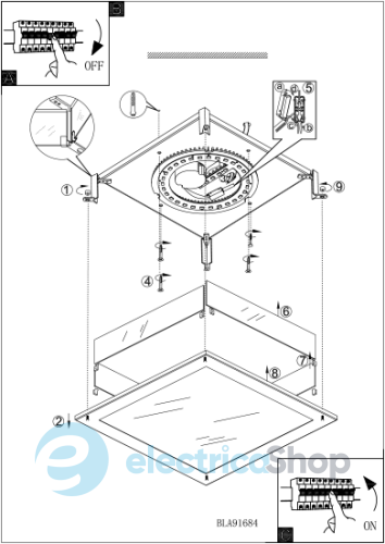 Светильник EGLO 91684 LED Auriga