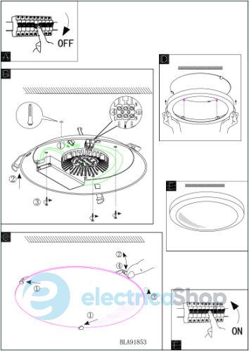 Светильник EGLO 91853 LED Arezzo