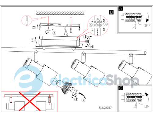 Светильник EGLO 92087 Davida