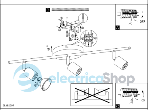 Светильник EGLO 92597 Buzz-LED
