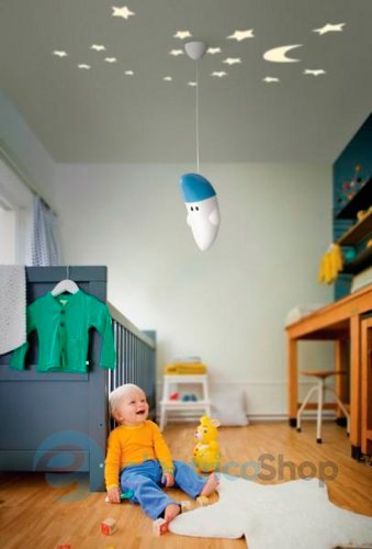 Дитячий підвісний світильник PHILIPS 41072/35/16 Buddy Moon