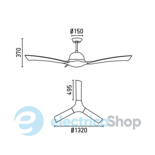 Вентилятор Faro LAKKI 33317