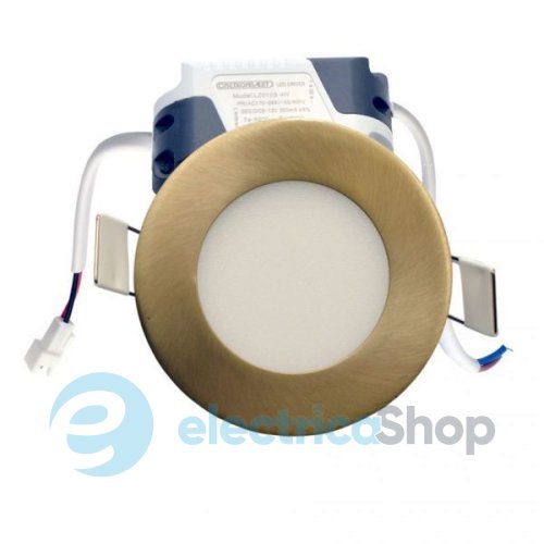 Точечный светодиодный светильник DL 04R 4W LED AB, бронза (4W/3000К) 781