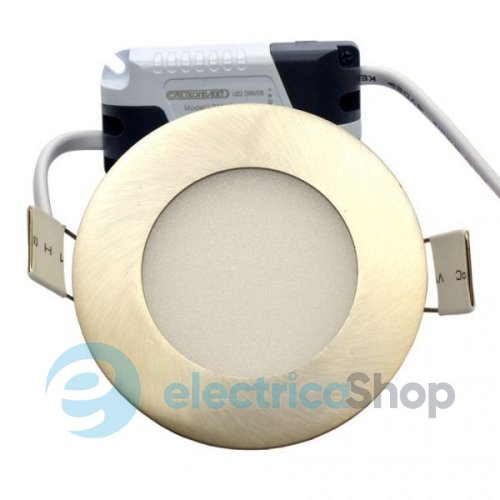 Точковий світлодіодний світильник DL 04R 4W LED SN нікель (4W/6000К) 780