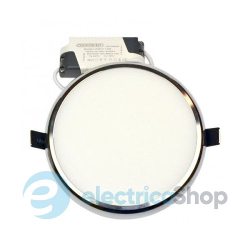 Точечный светодиодный светильник RDL12 LEDCHR, 12W, 4500К хром 325