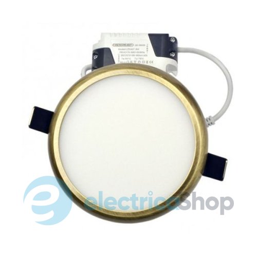 Точечный светодиодный светильник RDL 8 LED AB, 8W, 3000К бронза 327