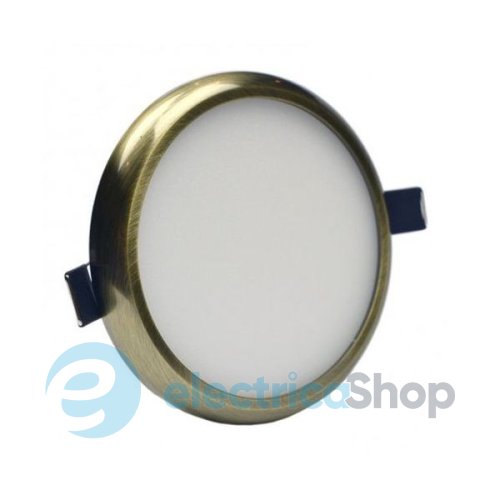 Точечный светодиодный светильник RDL 8 LED AB, 8W, 3000К бронза 327
