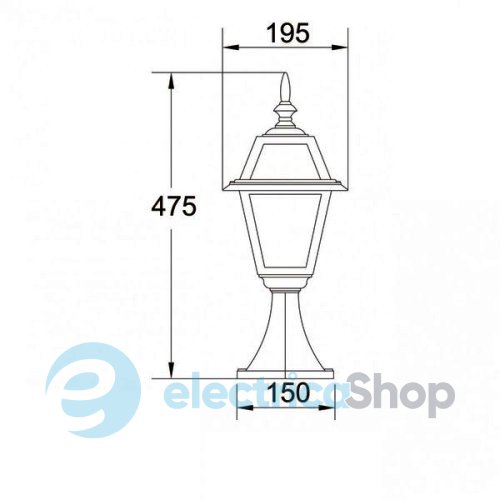 Уличный светильник Ultralight QMT 1364-A Faro I