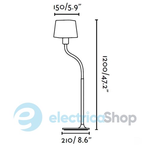 Торшер FARO Flexi 29924