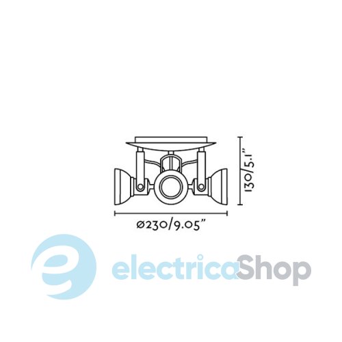 Потолочный светильник 40559 FARO Ring