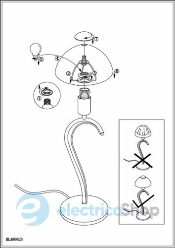 Настільна лампа EGLO 89829 Milea