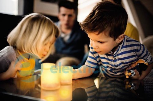 Настільна лампа PHILIPS 69188/60/PH Naturelle Tealights