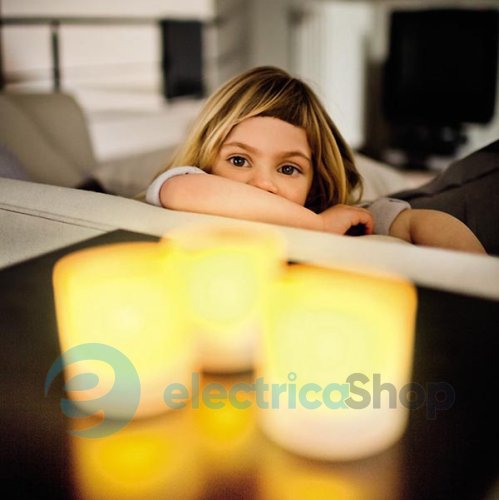 Настільна лампа PHILIPS 69188/60/PH Naturelle Tealights