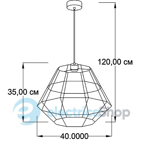 Подвесной светильник 36140.05.05 BLACK FORT ImperiumLight