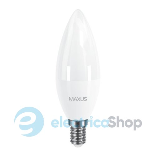 Лампа світлодіодна MAXUS C37 CL-F 8W 3000K 220V E14 (1-LED-5317)